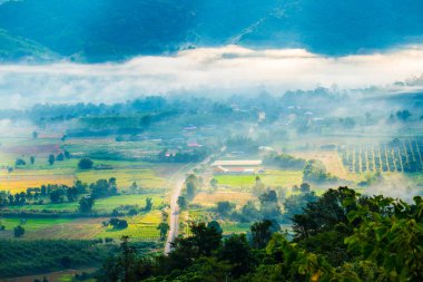 Phu Langka Ulusal Parkı, Tayland Güzel Dağ Manzarası.