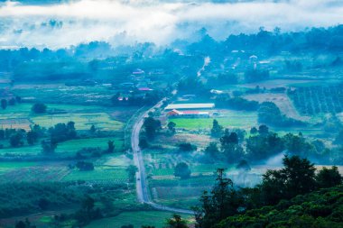 Phu Langka Ulusal Parkı, Tayland Güzel Dağ Manzarası.