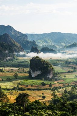 Phu Langka Ulusal Parkı, Tayland Güzel Dağ Manzarası.