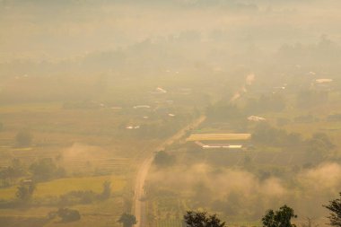 Phu Langka Ulusal Parkı, Tayland Güzel Dağ Manzarası.