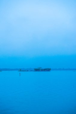 Tilok Aram temple in Kwan Phayao lake, Thailand.