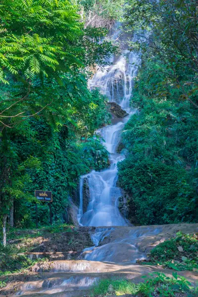 Водопад Тан Тонг Провинции Пхаяо Таиланд — стоковое фото
