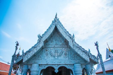 Tayland 'ın Nan eyaletindeki Ming Muang tapınağında güzel bir kilise..