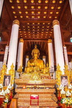 Tayland 'ın Nan eyaletindeki güzel Buda..