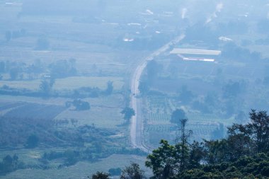 Phu Langka Ulusal Parkı, Tayland Güzel Dağ Manzarası.