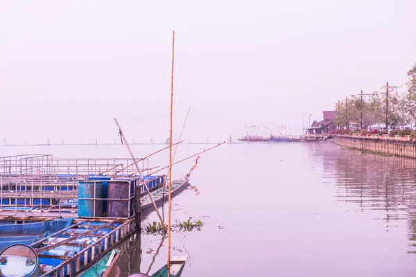 Озеро Кван Фаяо Зимовий Сезон Таїланд — стокове фото