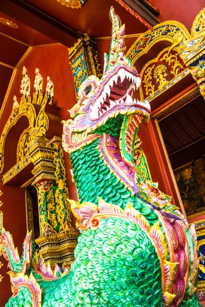 Himmapan Állatszobor Prayodkhunpol Wiang Kalong Templom Thaiföld — Stock Fotó