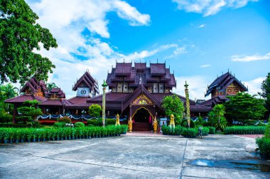 Tayland 'ın Phayao eyaletindeki Nantaram Tapınağı.