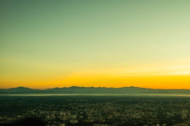 Chiang Mai city in the early morning, Thailand.