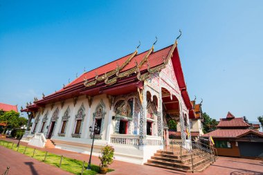 Tayland 'ın Nan ilindeki Hua Wiang Tai tapınağı.