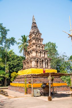 Tayland 'ın Nan şehrinde antik bir tapınak.