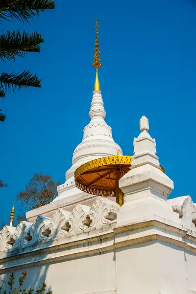 White Pagoda Nan City Thailand — Stock Photo, Image