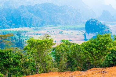 Phu Langka Ulusal Parkı, Tayland Güzel Manzarası.