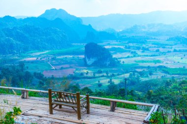 Phu Langka Ulusal Parkı, Tayland Güzel Manzarası.