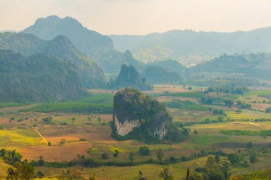 Phu Langka Ulusal Parkı, Tayland Güzel Manzarası.