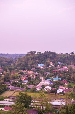 Tayland 'ın Chiang Rai eyaletinin en iyi manzarası..