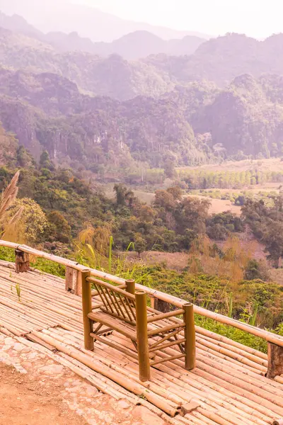 Όμορφη Θέα Του Phu Langka Εθνικό Πάρκο Ταϊλάνδη — Φωτογραφία Αρχείου