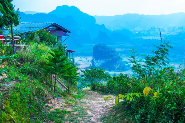Little Home Mountain View Phulangka National Park Thailand — Stock Photo, Image