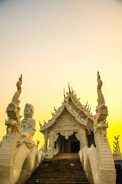 Bella Chiesa Tempio Huay Pla Kang Thailandia — Foto Stock