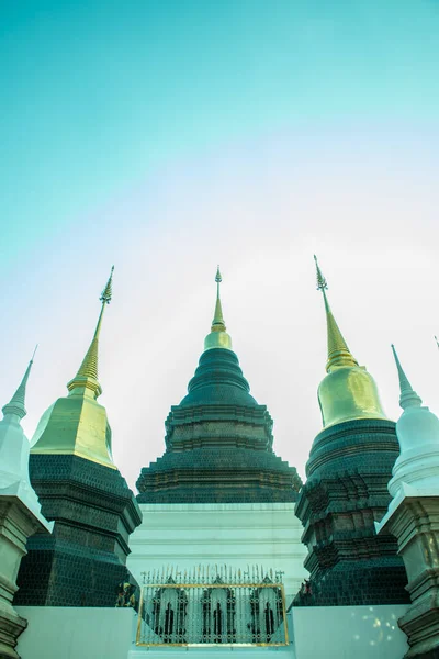 Prachtige Pagode Bij Ban Den Temple Thailand — Stockfoto