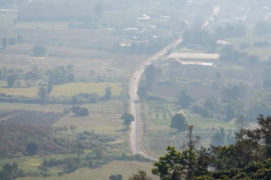 Phu Langka Ulusal Parkı, Tayland Güzel Dağ Manzarası.