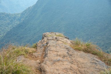 Chiangrai, Tayland 'daki Phu Chi Fa Dağı manzarası.