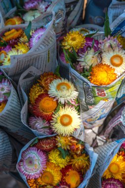 Hasır çiçek paketi, Tayland.