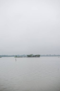 Tilok Aram temple in Kwan Phayao lake, Thailand.