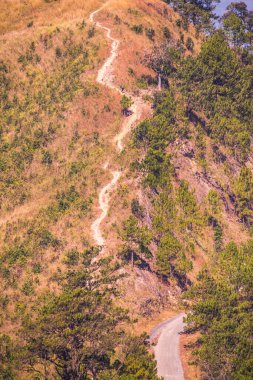 Ban Nor Lae Operasyon Üssü, Tayland Dağ Manzarası.