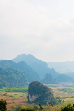 Phu Langka Ulusal Parkı, Tayland Güzel Manzarası.