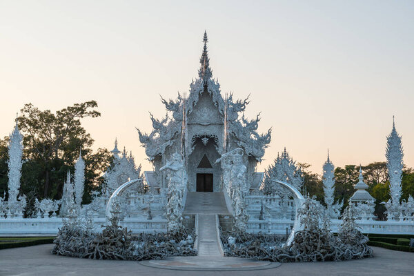 Rong Khun temple in Chiang Rai province, Thailand.