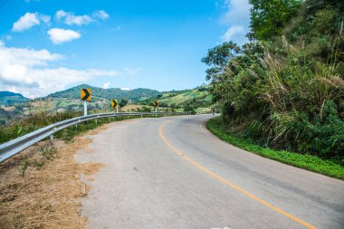 Phu Chi Pa yolu, Tayland.