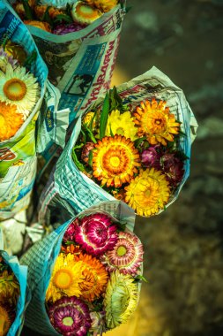 Hasır çiçek paketi, Tayland.