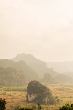 Phu Langka Ulusal Parkı, Tayland Güzel Manzarası.