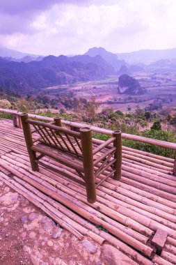 Phu Langka Ulusal Parkı, Tayland Güzel Manzarası.