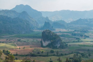 Phu Langka Ulusal Parkı, Tayland Güzel Manzarası.