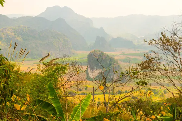 Phu Langka Ulusal Parkı, Tayland Güzel Manzarası.