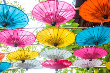 Tayland ana şemsiyesinin arka planı, Tayland.