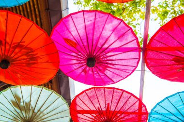 Tayland ana şemsiyesinin arka planı, Tayland.