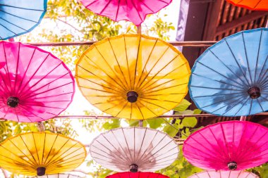 Tayland ana şemsiyesinin arka planı, Tayland.