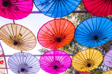 Tayland ana şemsiyesinin arka planı, Tayland.