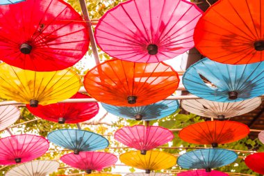 Tayland ana şemsiyesinin arka planı, Tayland.