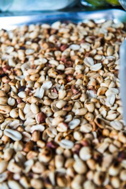 Tayland 'da kavrulmuş fıstık arkaplanı.