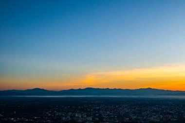 Chiang Mai city in the early morning, Thailand.
