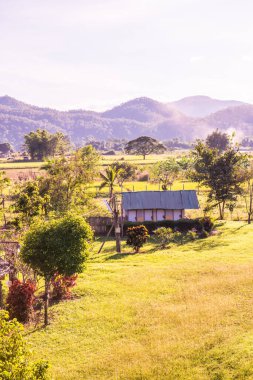 Tayland 'ın Pai şehrinde doğal manzara.