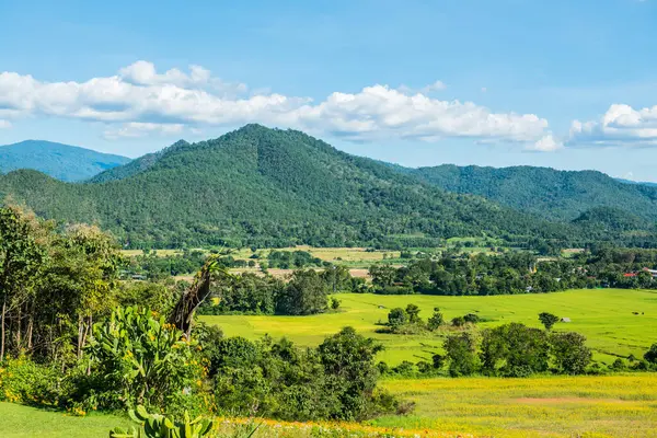 Vista Natural Ciudad Pai Tailandia — Foto de Stock