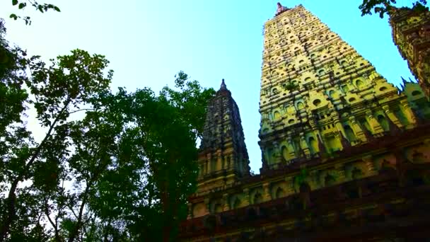 Video Van Bodh Gaya Replica Analyo Thipayaram Tempel — Stockvideo