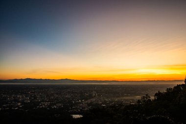 Chiang Mai city in the early morning, Thailand.