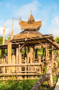 Tayland 'da Mae Hong Son vilayetinde Tayland kır köşkü.