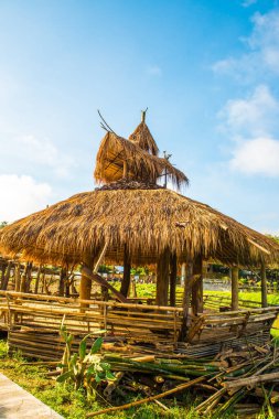 Tayland 'da Mae Hong Son vilayetinde Tayland kır köşkü.